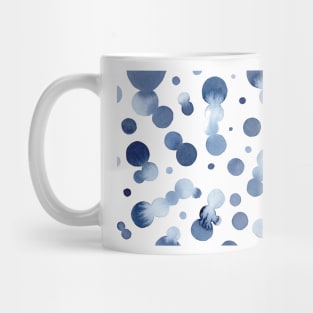 Indigo Space Bubbles Mug